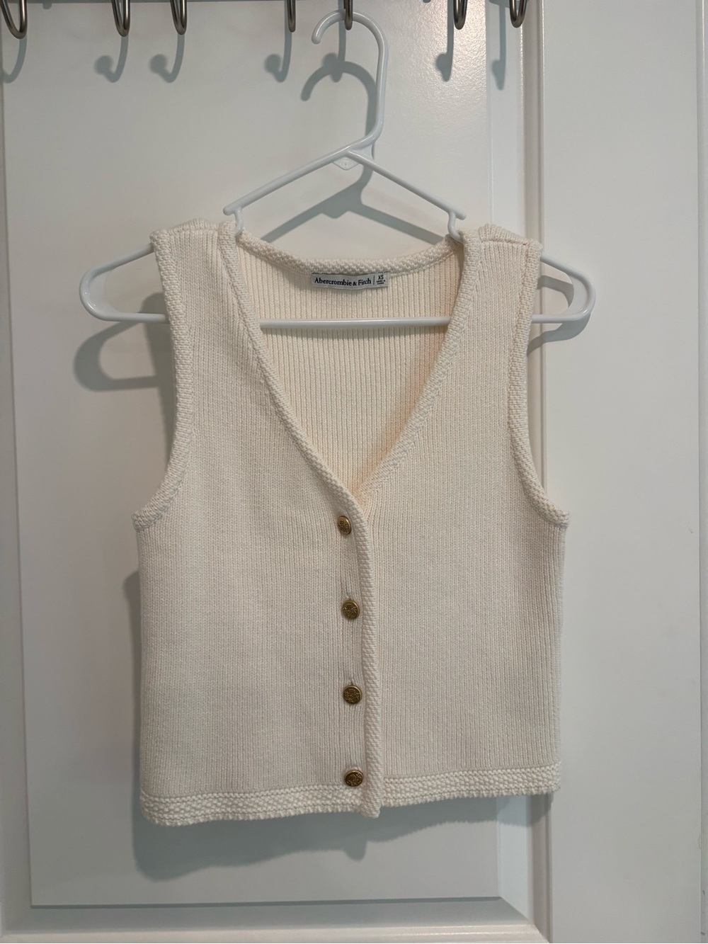 Abercrombie Knit Button down Vest